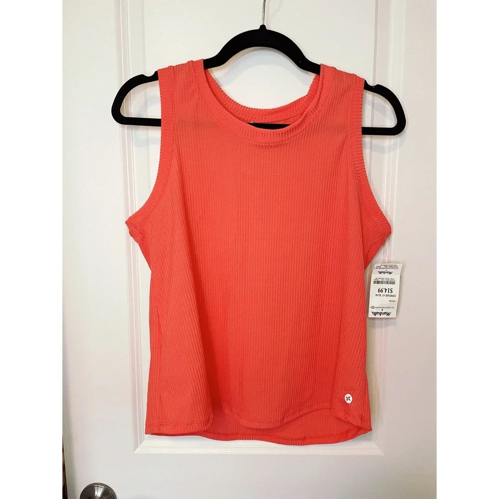 RBX - Ribbed Cropped Athletic Tank - Picture 1 of 5